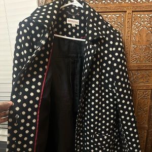 Polkadot long coat